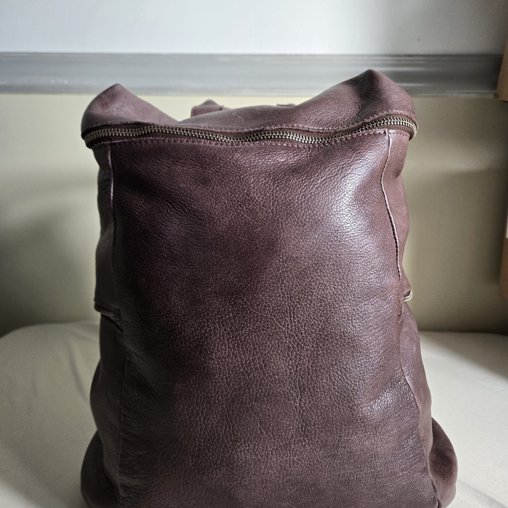 Vilenca Holland Seren brown leather backpack Anthropology, great shape